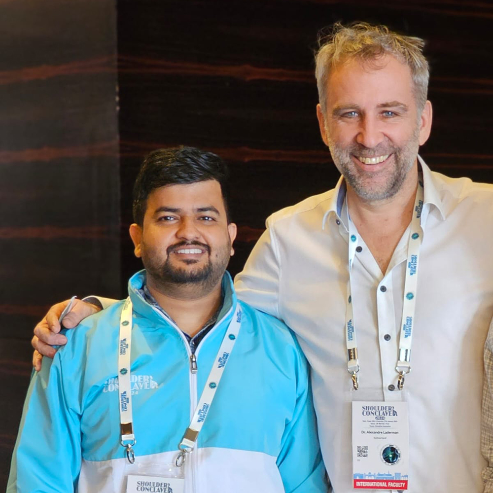 With Dr. Alexander Laderman from Switzerland