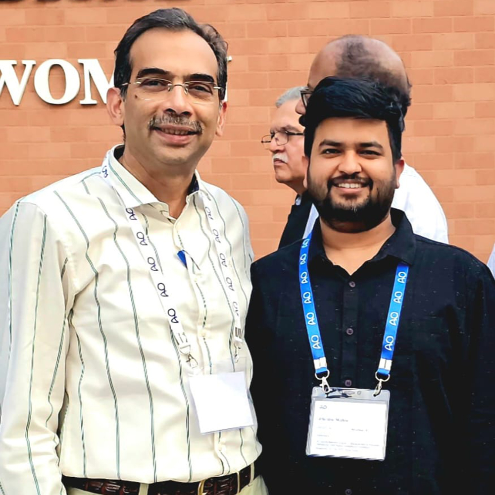 With Dr. A Babhulkar at AO Master Course